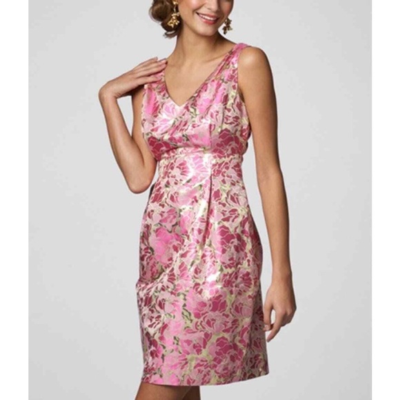 Lilly Pulitzer Kiki Metallic Silk Cocktail Dress - Picture 9 of 9